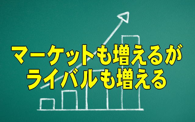 アフィリエイト・ネットビジネスは飽和する? ネット世界の日進月歩、ノウハウも市場(マーケット)もあっという間に飽和する? いや、ライバルが増えるのです!