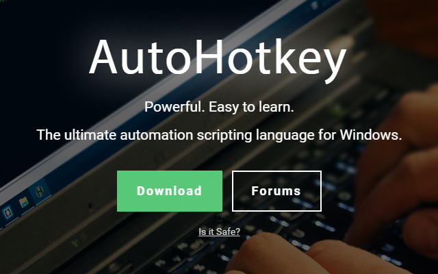 AutoHotkeyダウンロードイメージ画像