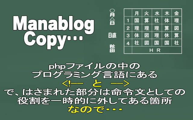 ManablogCopyカスタマイズのイメージ画像