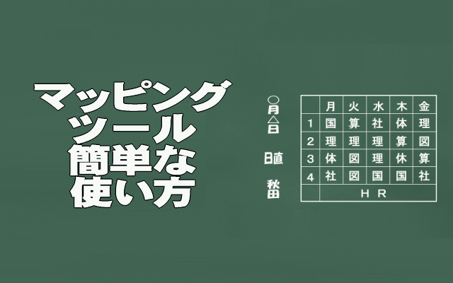 マインドマッピングツール簡単な使い方イメージ画像