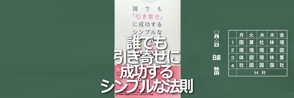 誰でも「引き寄せ」に成功するシンプルな法則TOPイメージ画像